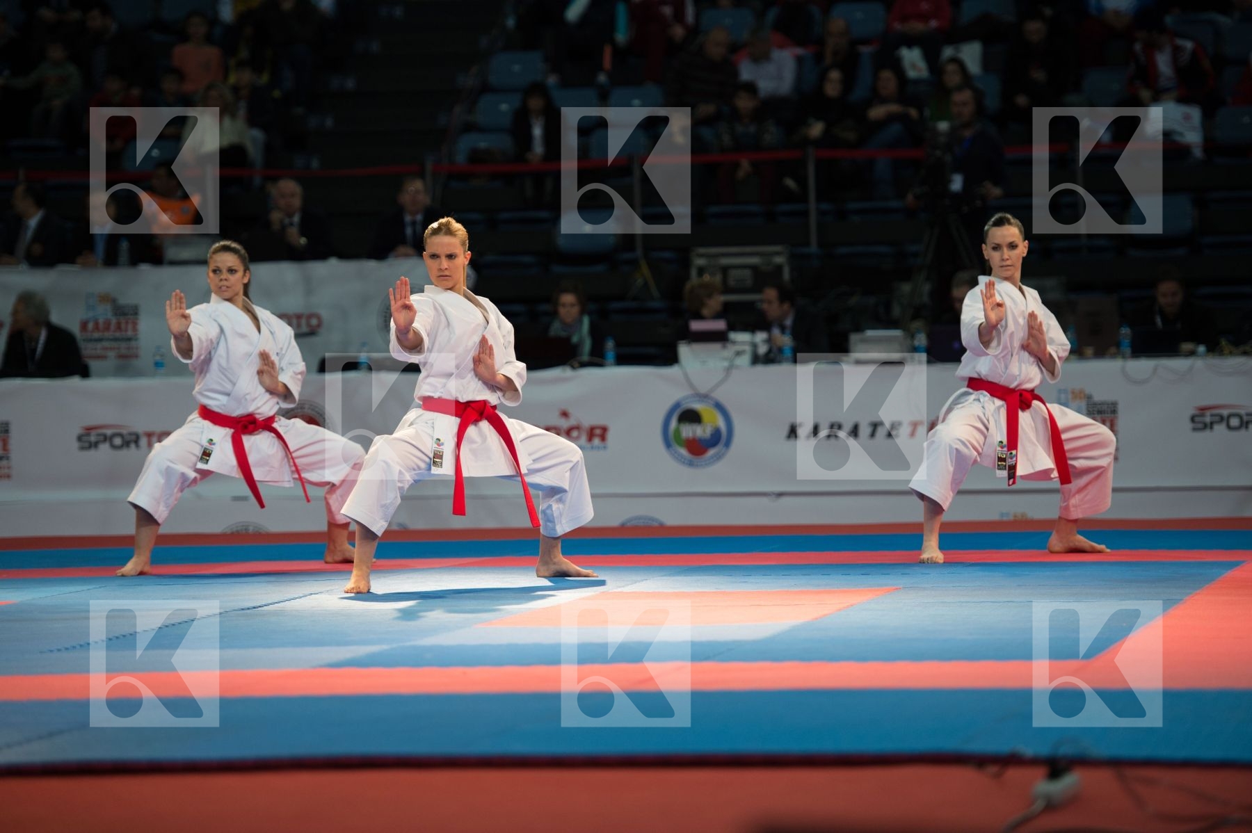 bronze match female finals kata Spain team