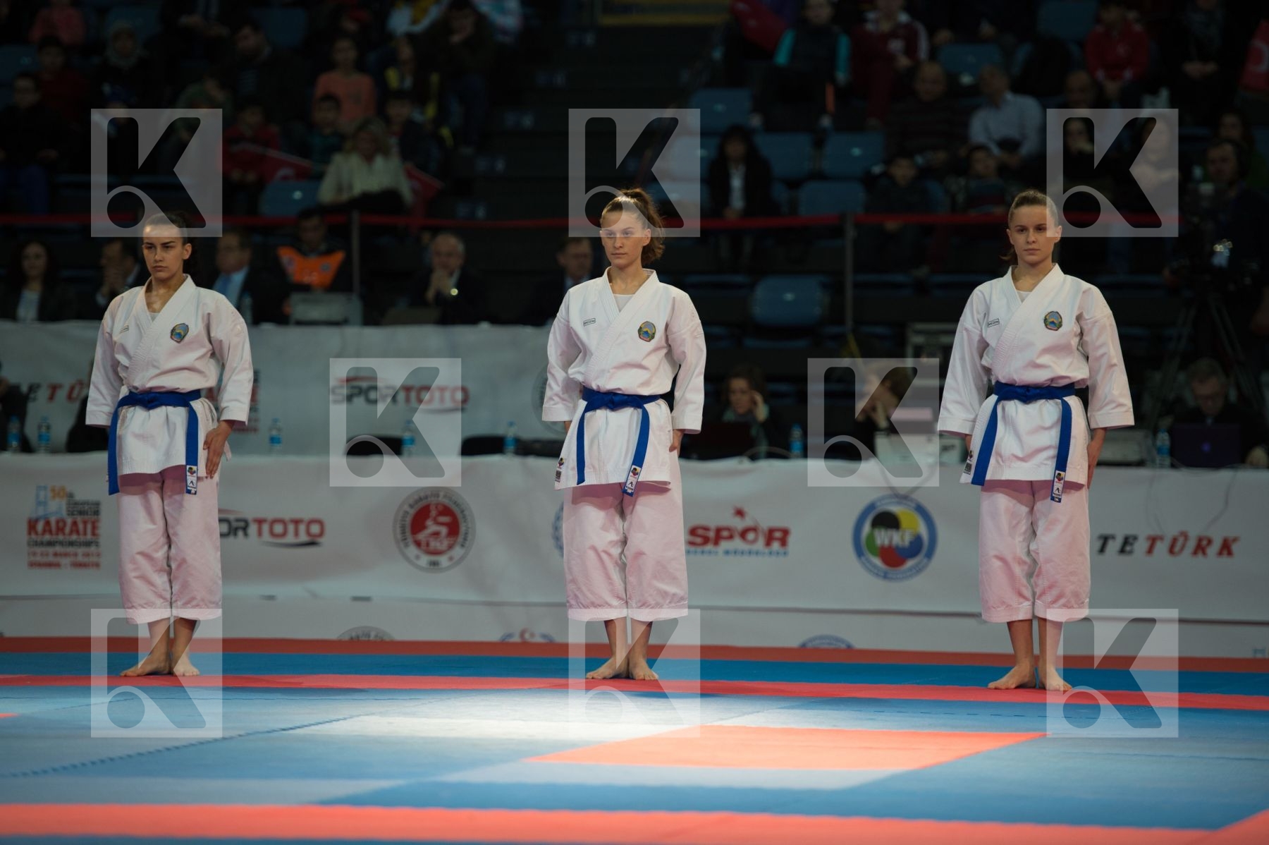 bronze match female finals Fyr Of Macedonia kata team