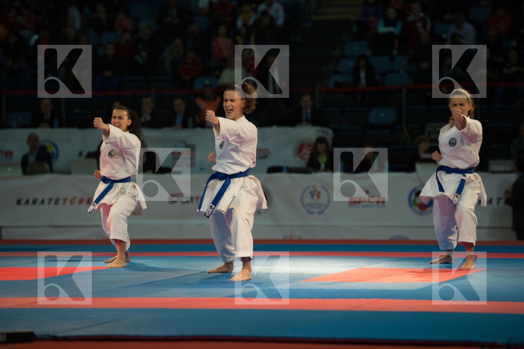 bronze match female finals Fyr Of Macedonia kata team