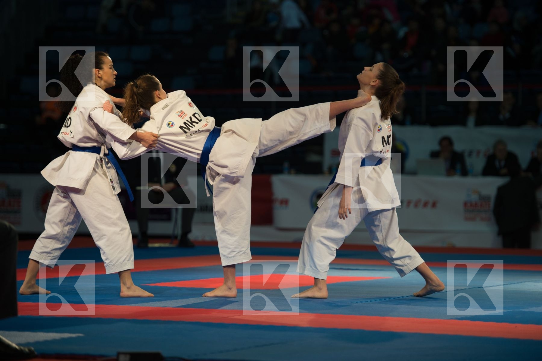 bronze match female finals Fyr Of Macedonia kata team