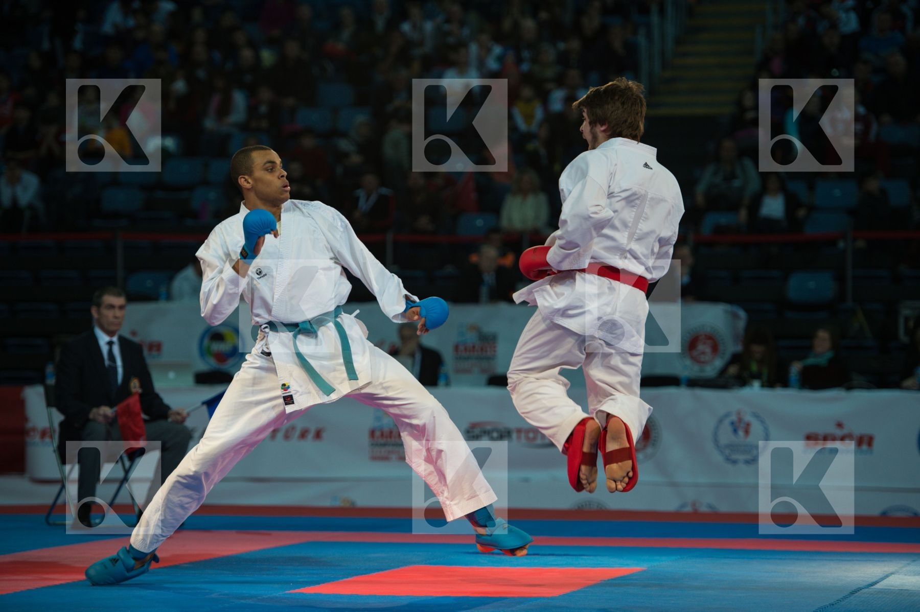bronze match finals kumite male Netherlands Russian Federation S