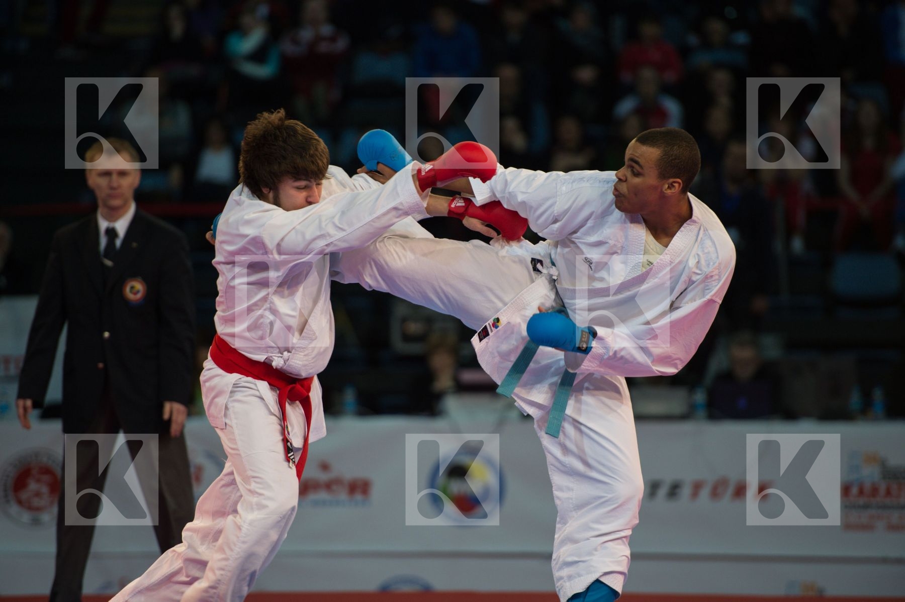 bronze match finals kumite male Netherlands Russian Federation t