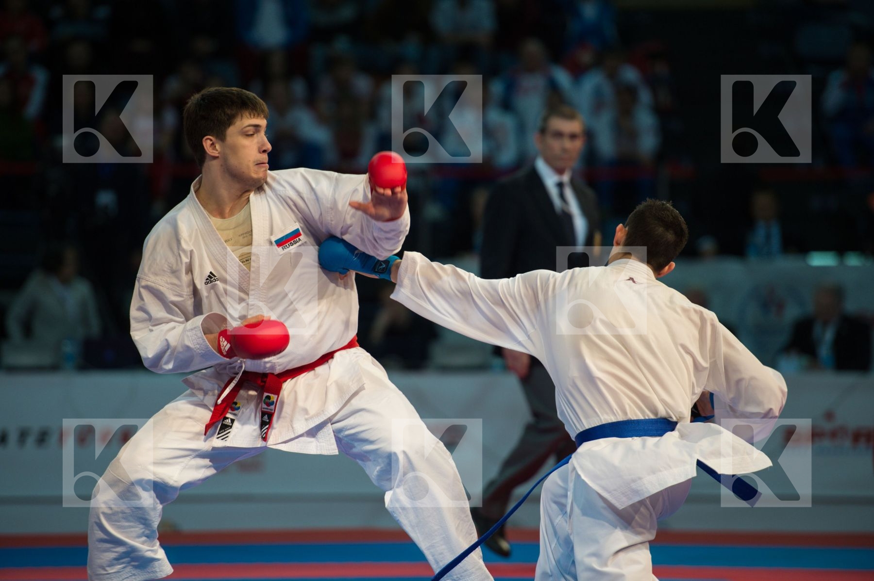 bronze match finals kumite male Netherlands Russian Federation t