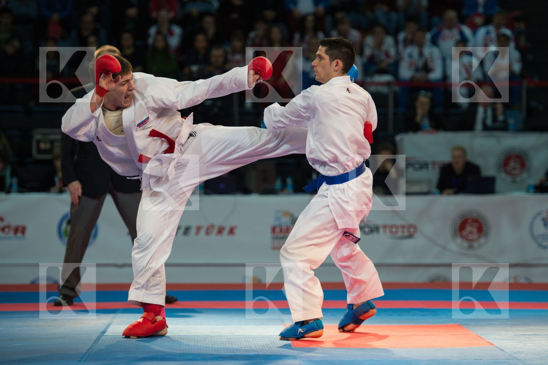 bronze match finals kumite male Netherlands Russian Federation t