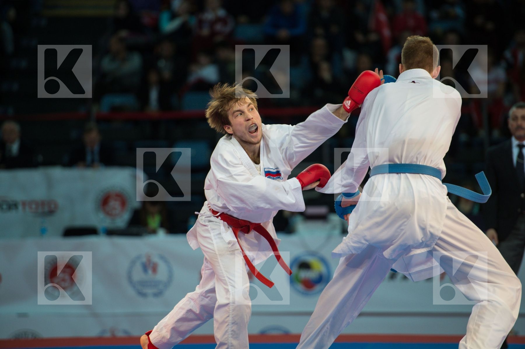 bronze match finals kumite male Netherlands Russian Federation t