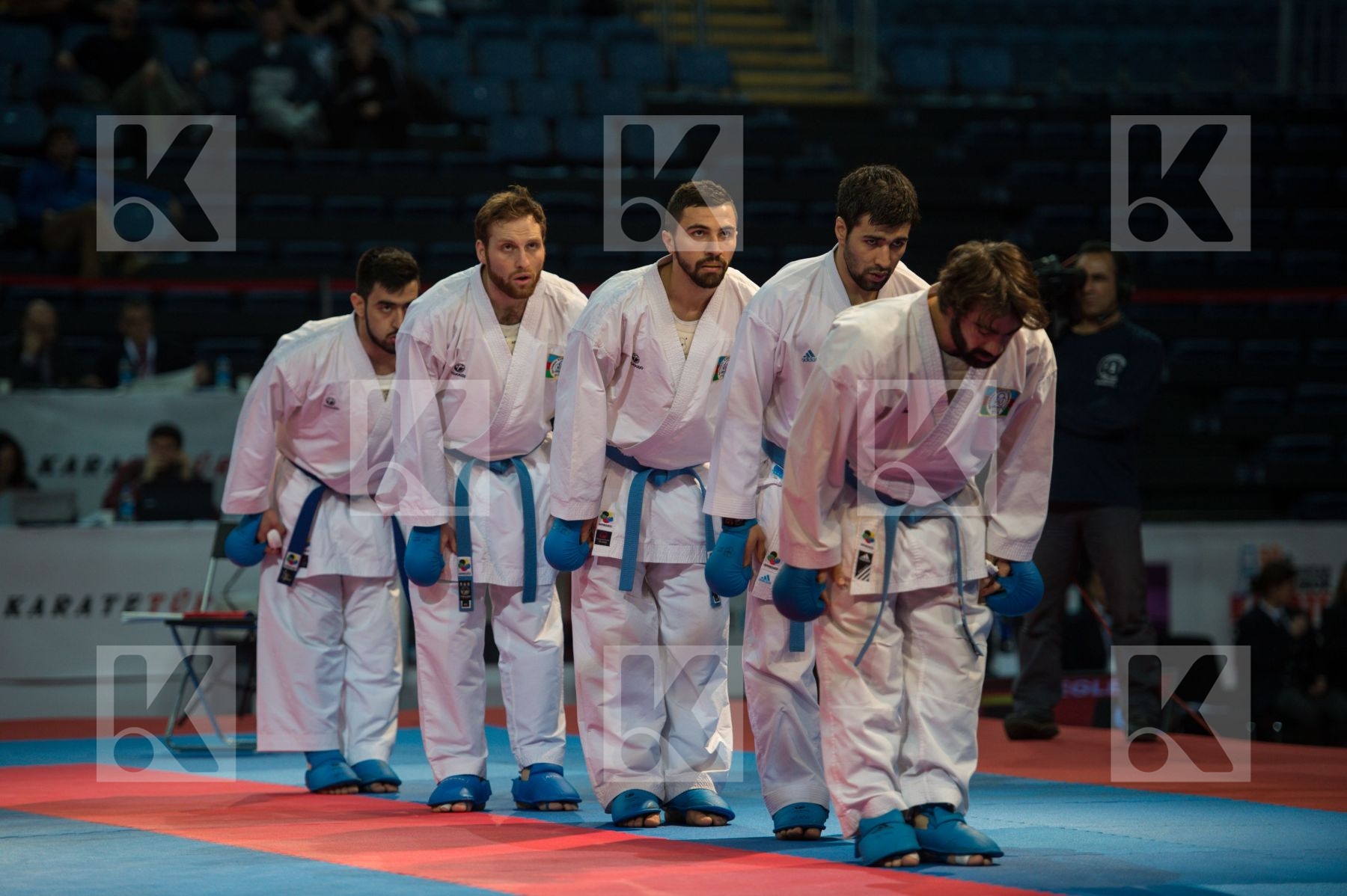 Azerbaijan bronze match kumite male team