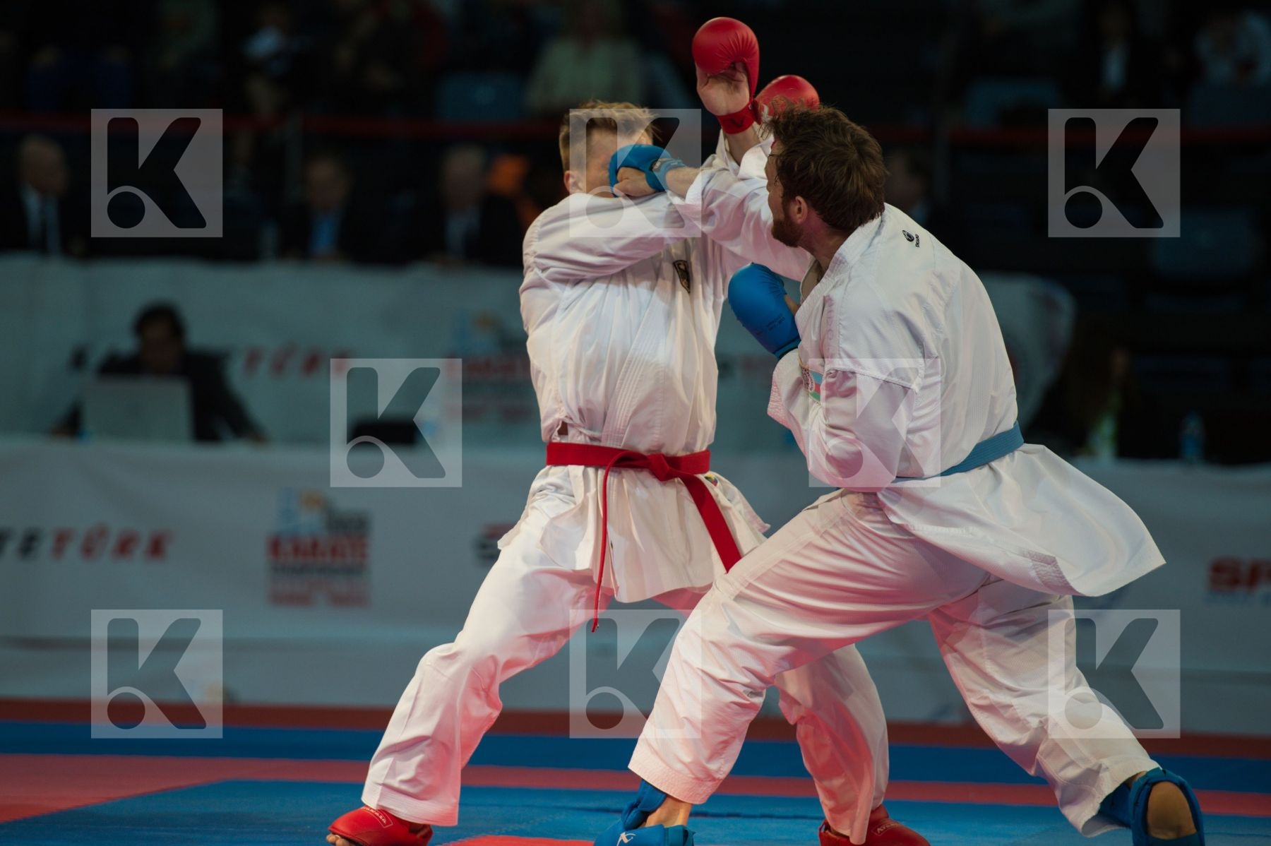 Azerbaijan bronze match Germany kumite male team top