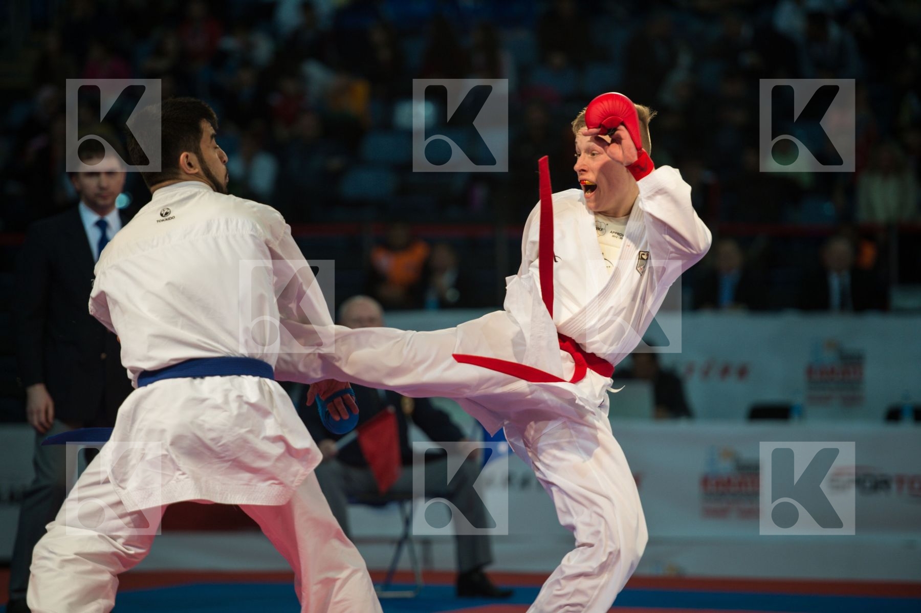 Azerbaijan bronze match Germany kumite male team