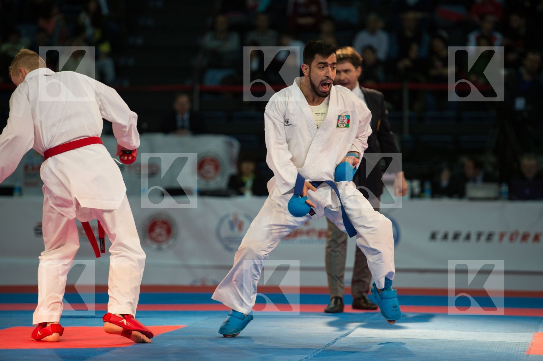 Azerbaijan bronze match Germany kumite male team