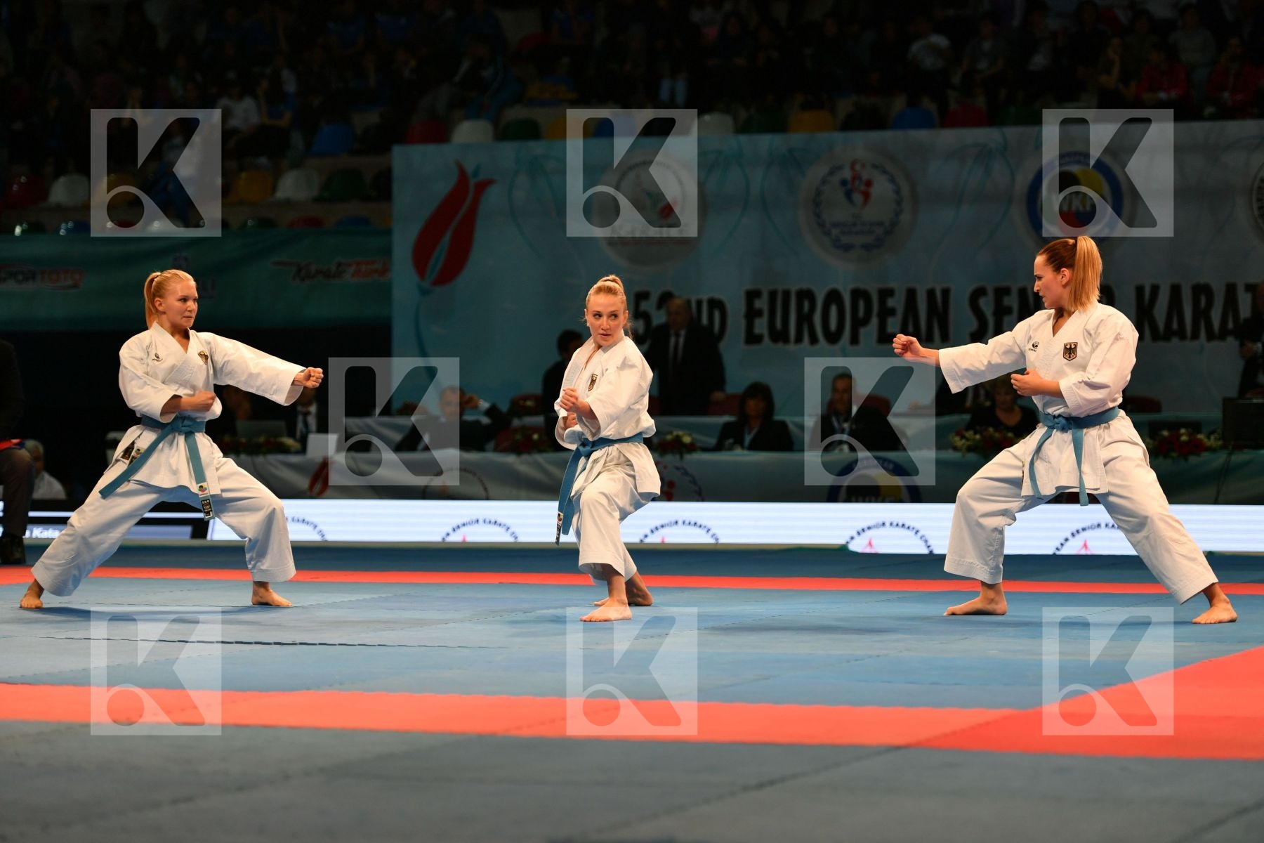 Female team kata Gankaku Germany Germany Germany