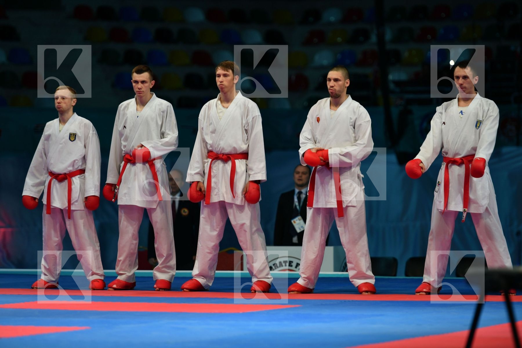 Germany Germany Germany Male team kumite Ukraine Ukraine Ukraine