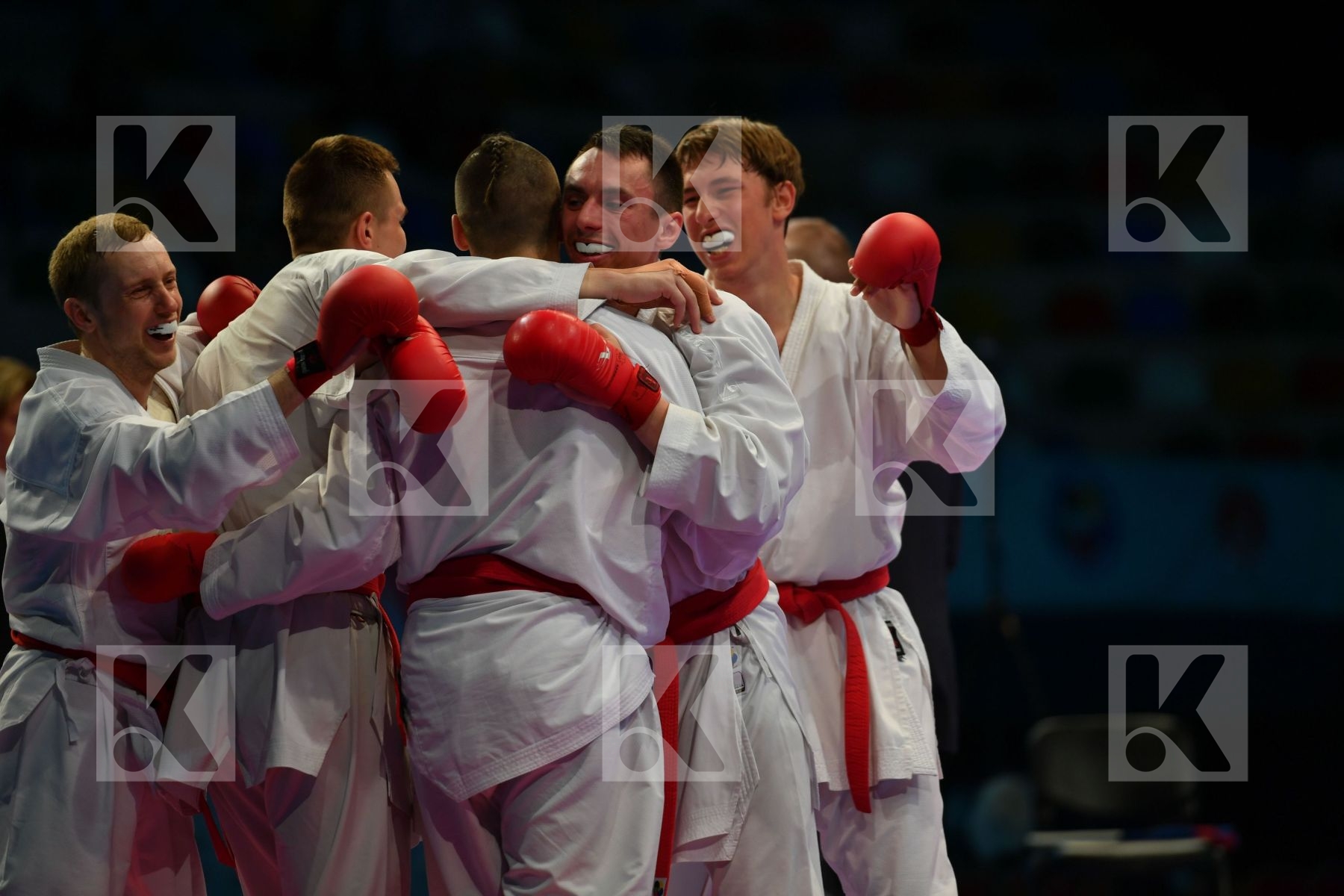 Germany Germany Germany Male team kumite Ukraine Ukraine Ukraine