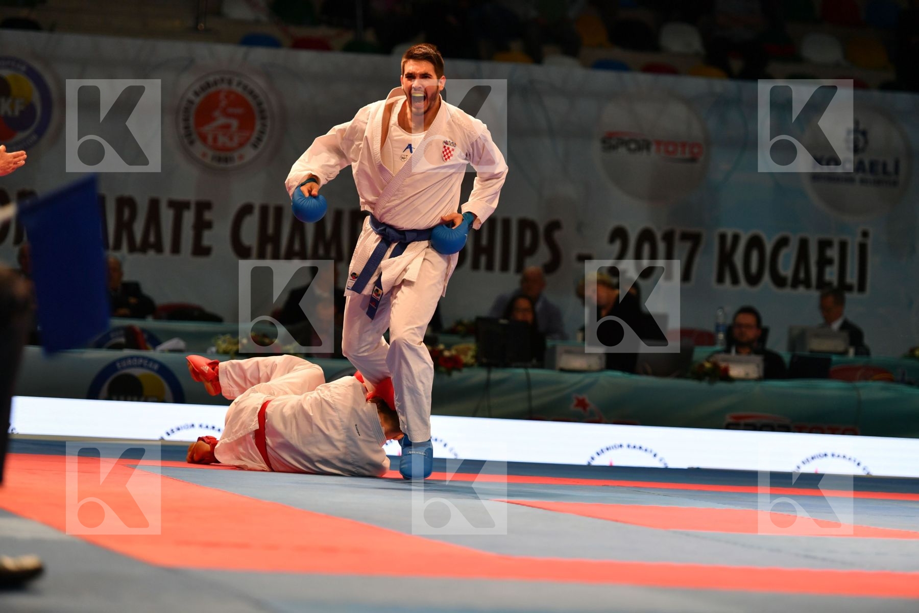 Croatia Croatia Croatia Italy Italy Italy Male team kumite