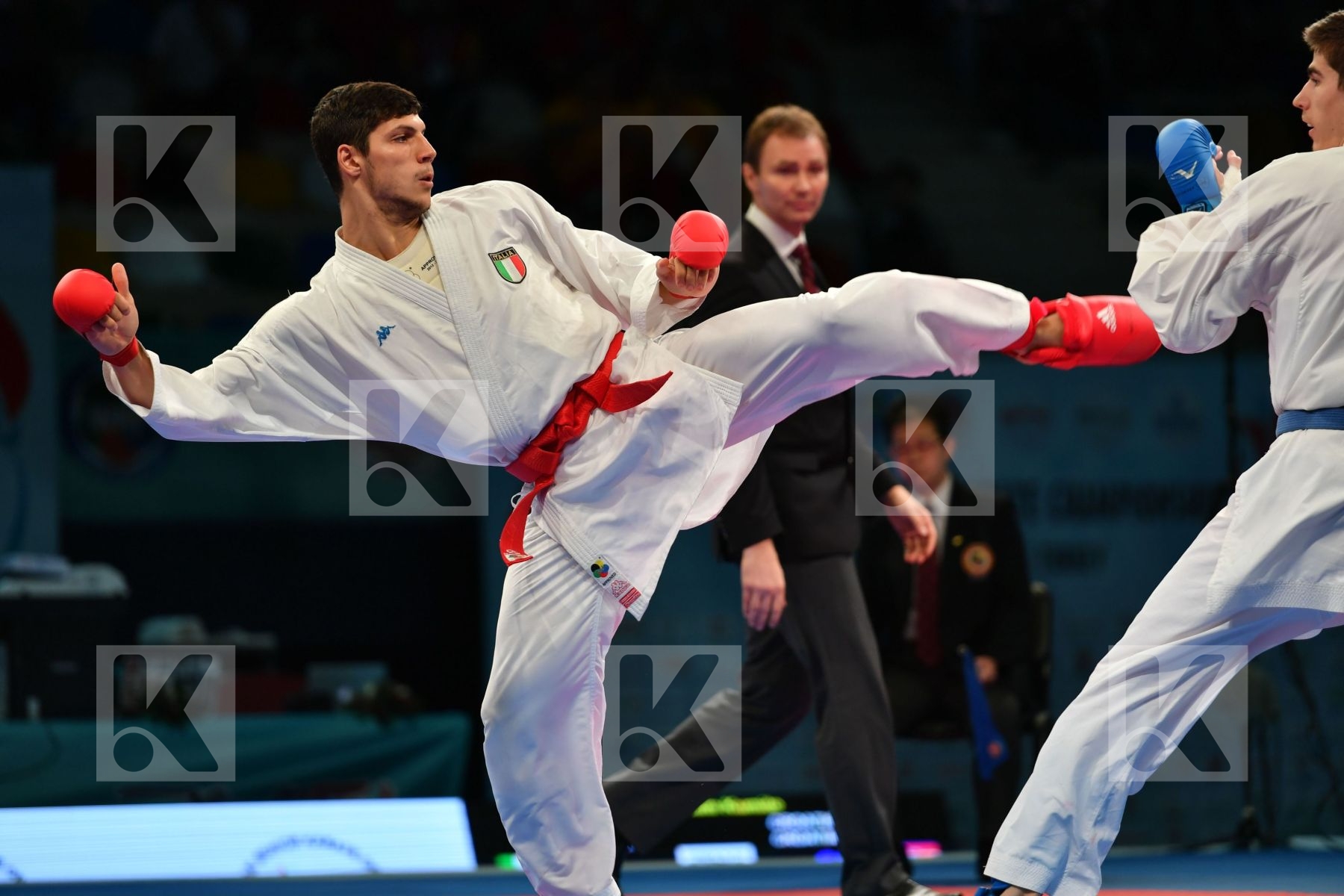 Croatia Croatia Croatia Italy Italy Italy Male team kumite