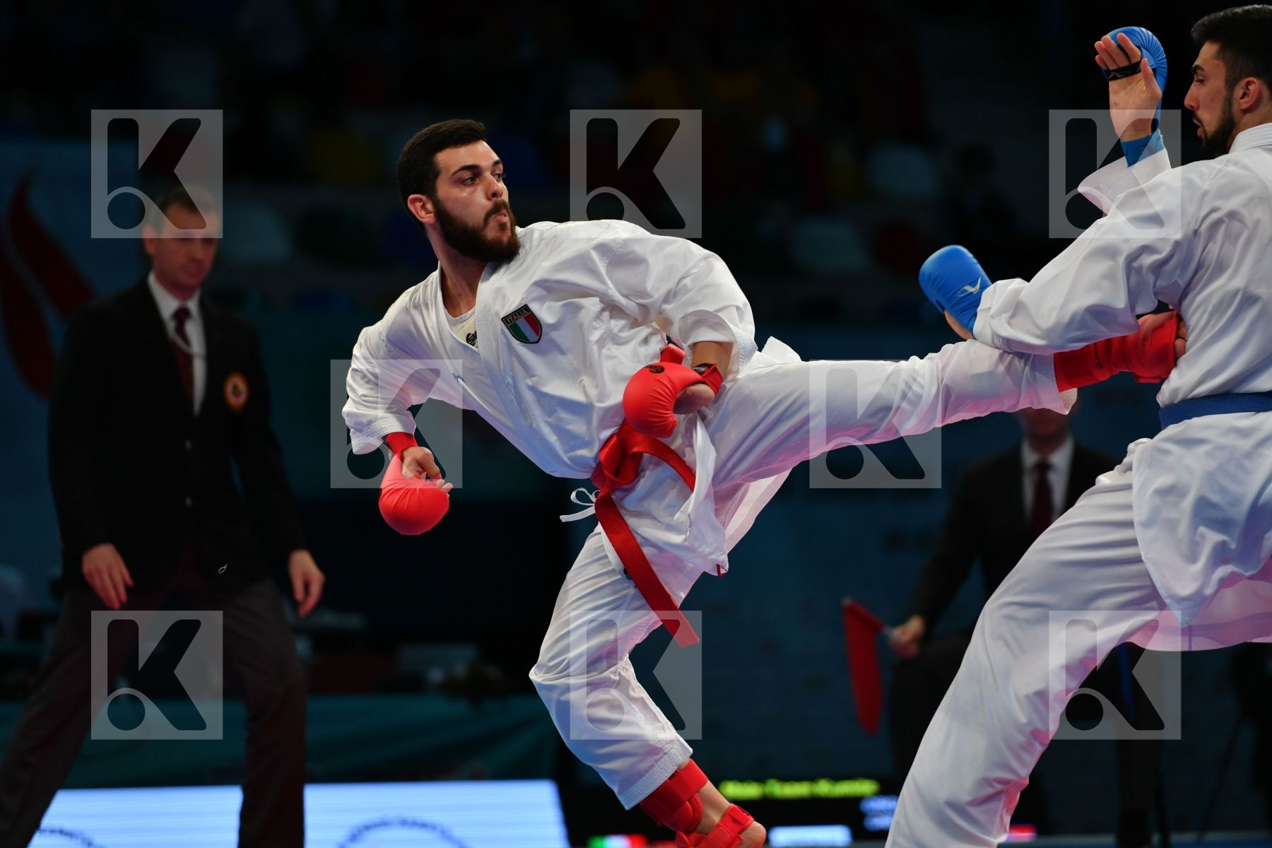 Croatia Croatia Croatia Italy Italy Italy Male team kumite