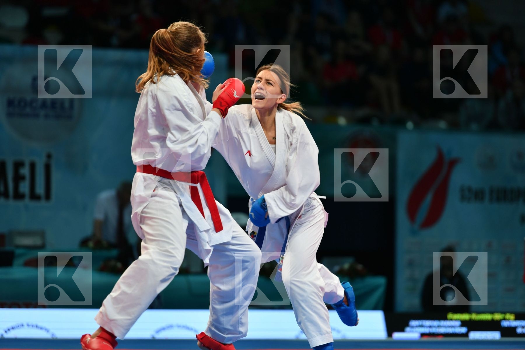 Female kumite 68+ kg Russian federation Slovakia Tatarova Domini