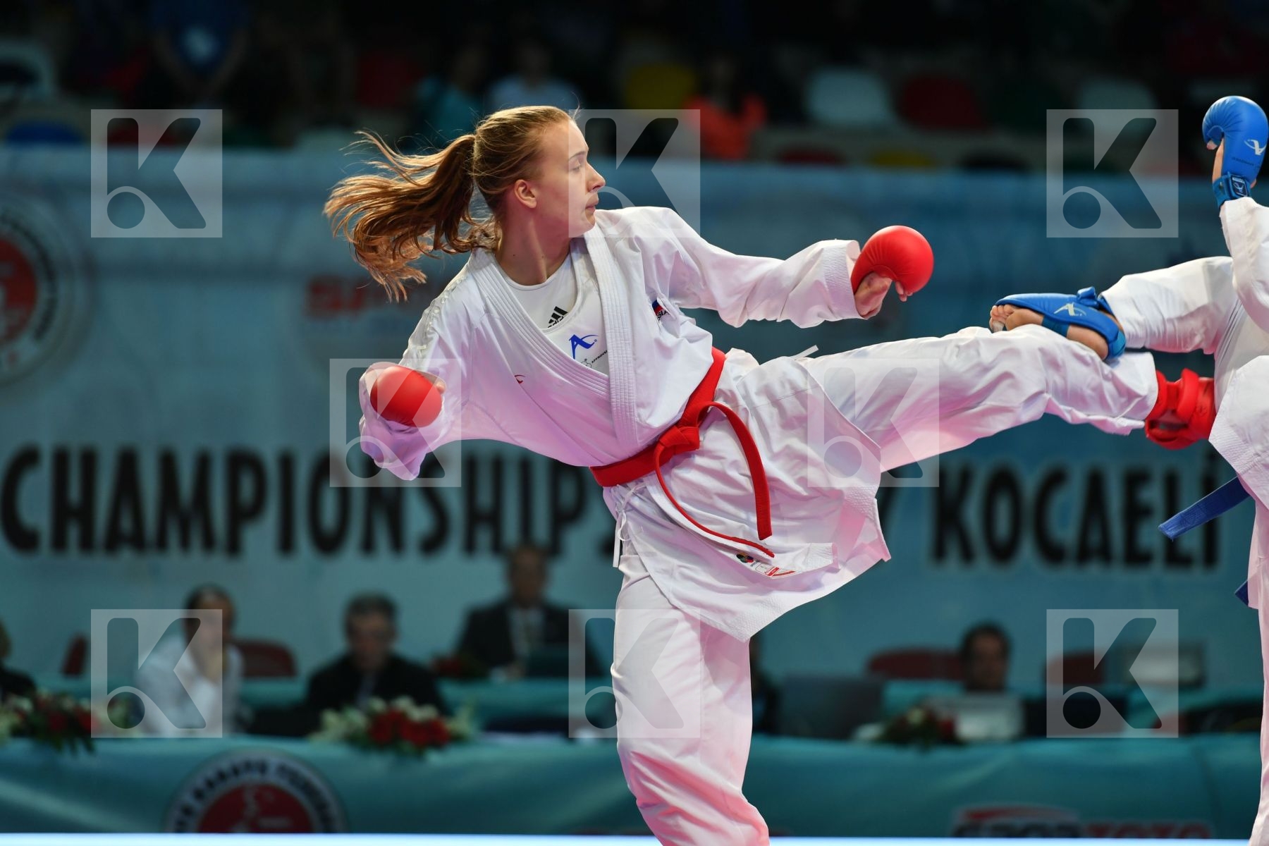 Female kumite 68+ kg Russian federation Slovakia Tatarova Domini