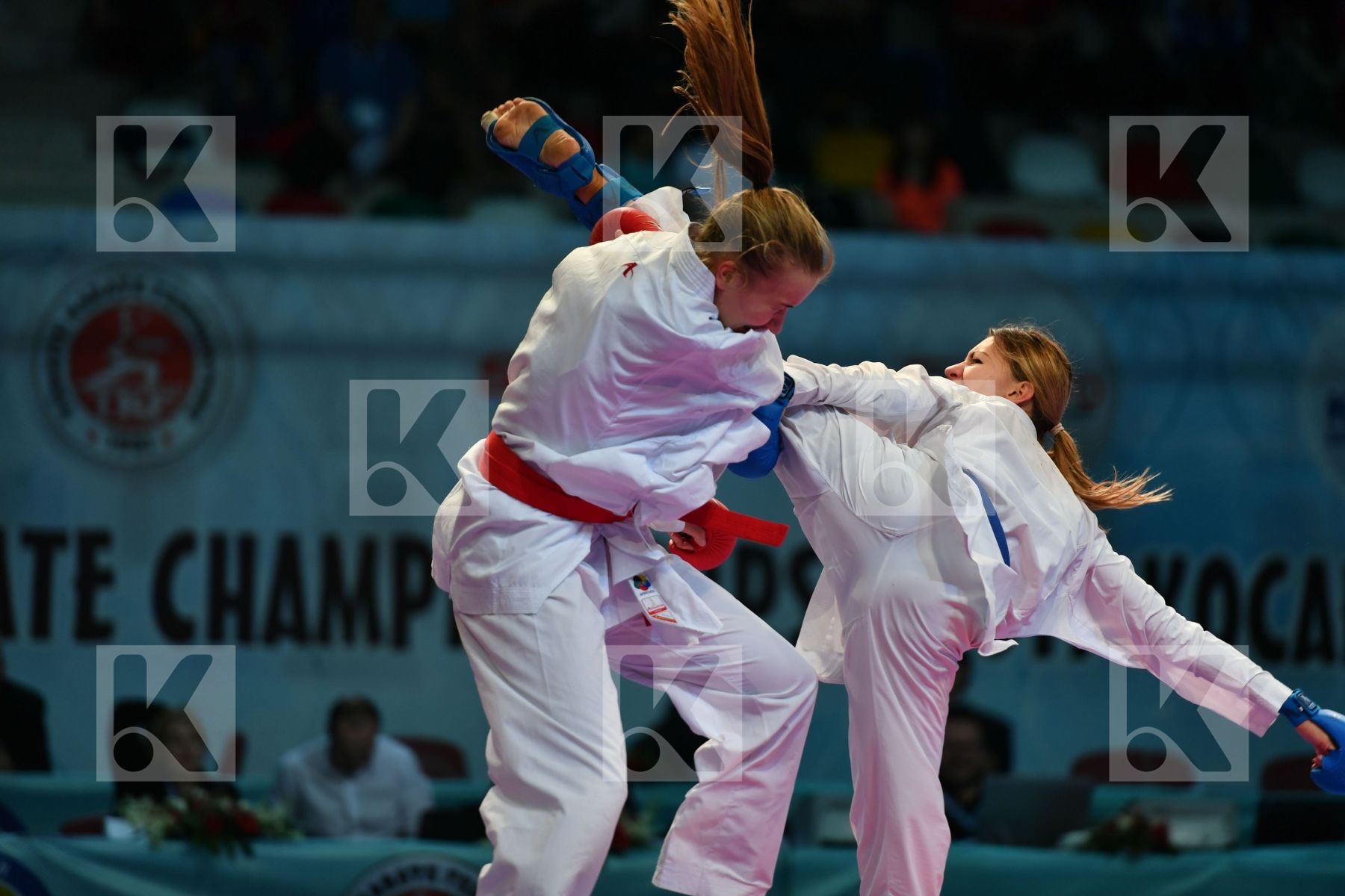 Female kumite 68+ kg Russian federation Slovakia Tatarova Domini