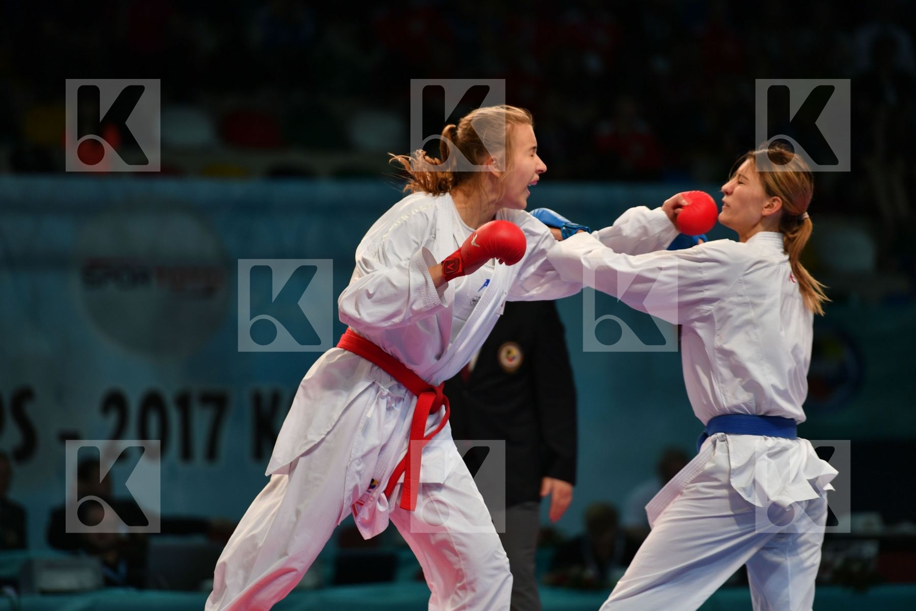 Female kumite 68+ kg Russian federation Slovakia Tatarova Domini