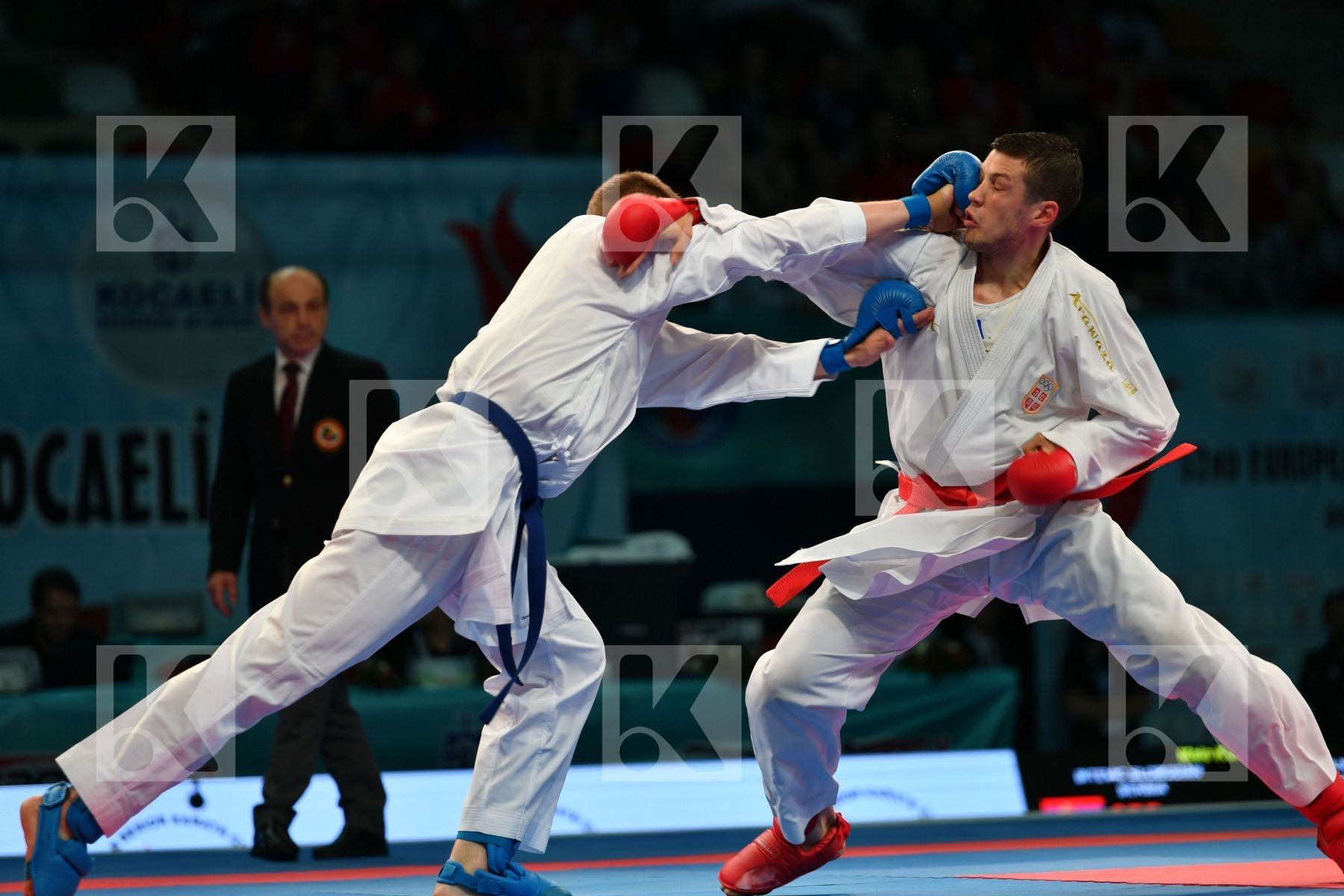 Bitevic Slobodan Hungary Male kumite 84+ kg Molnar Daniel Serbia