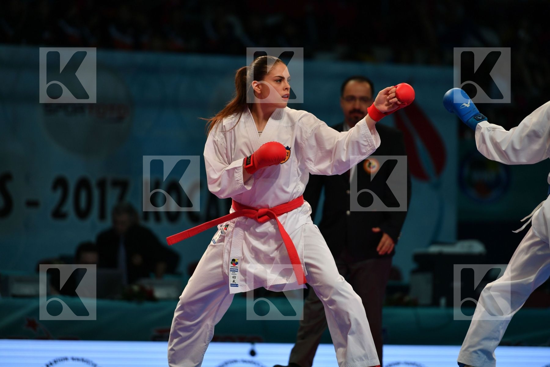 Female kumite -61 kg Haag Alexandra Serogina Anita Sweden Ukrain