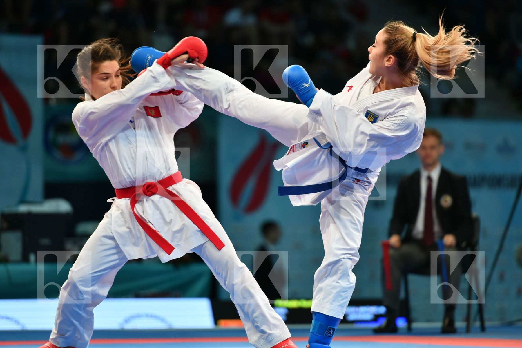 Draskovic Ana Female kumite -55 kg Montenegro Terliuga Anzhelika