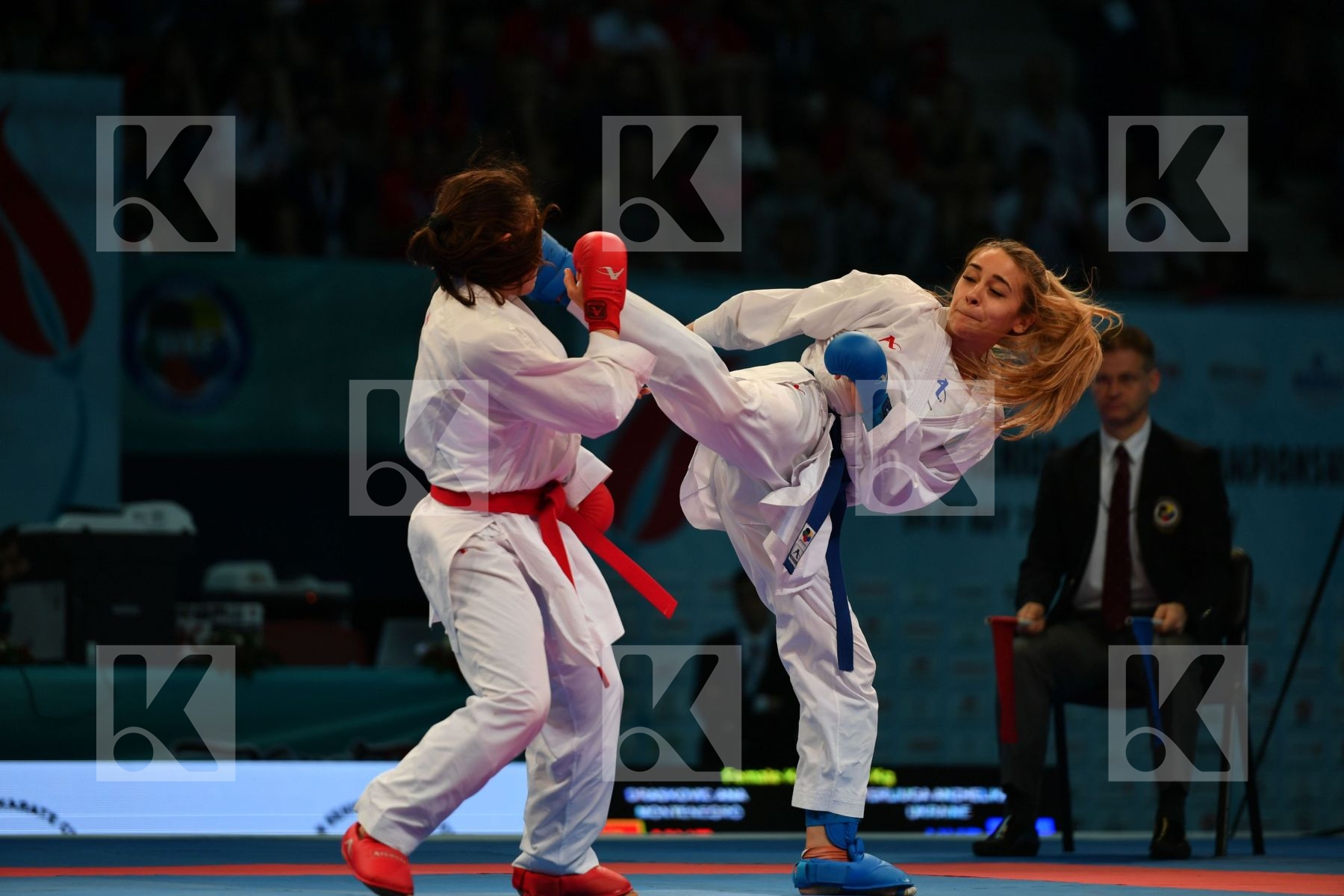 Draskovic Ana Female kumite -55 kg Montenegro Terliuga Anzhelika