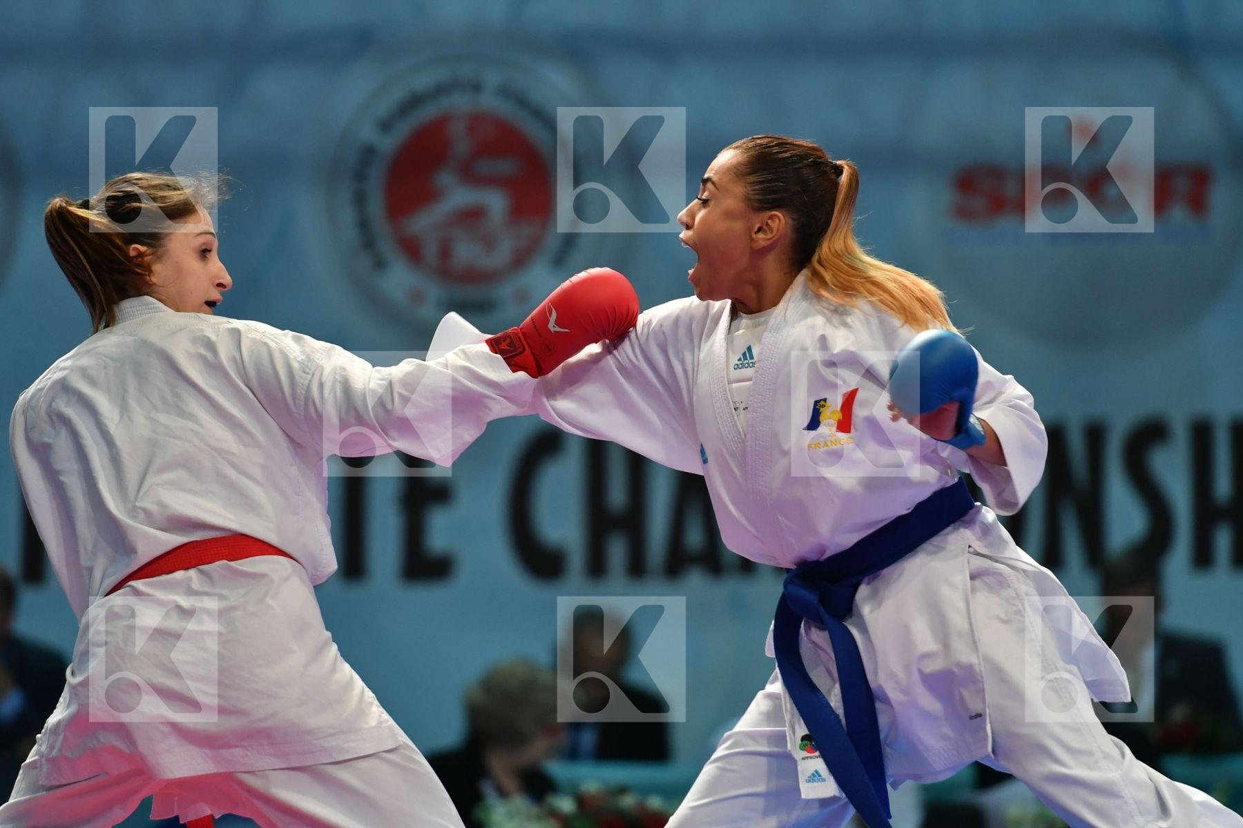 Female kumite -55 kg France Fyr of macedonia Georgieva Jovana Th