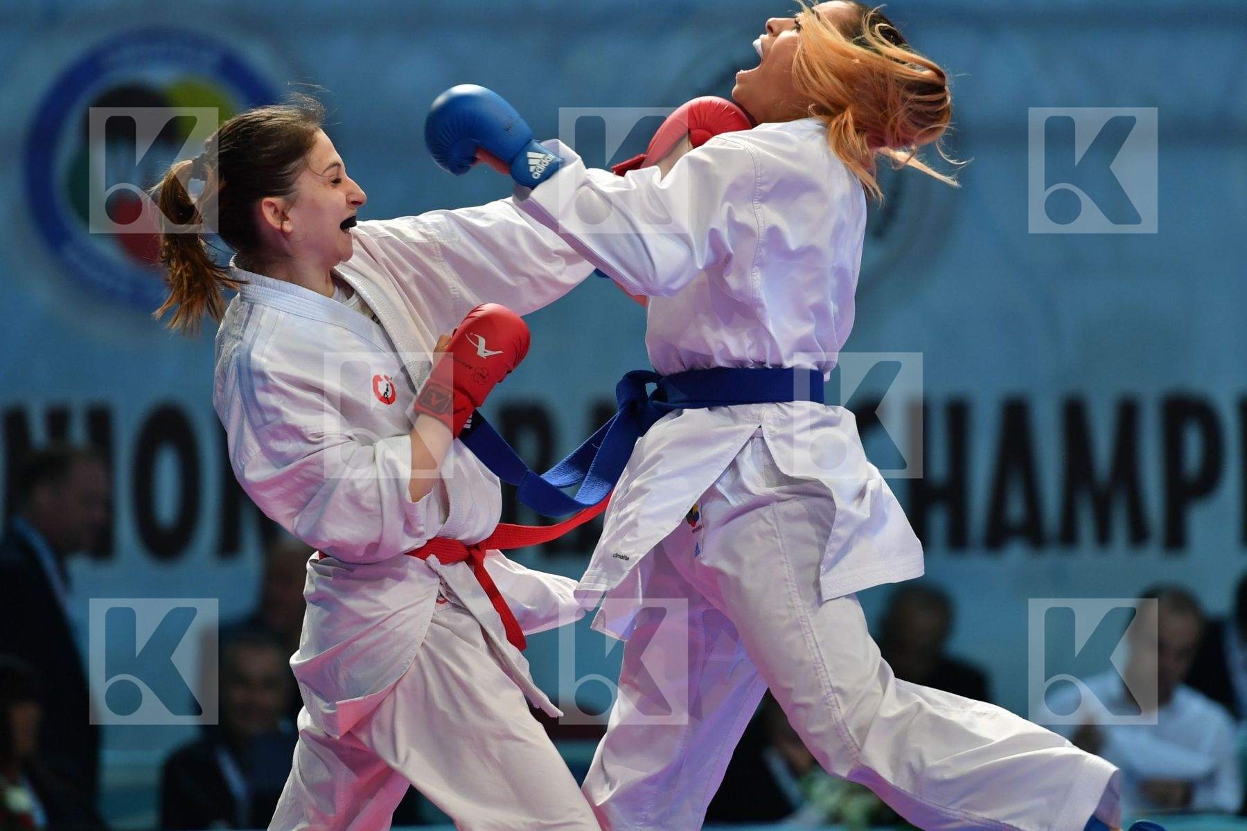 Female kumite -55 kg France Fyr of macedonia Georgieva Jovana Th