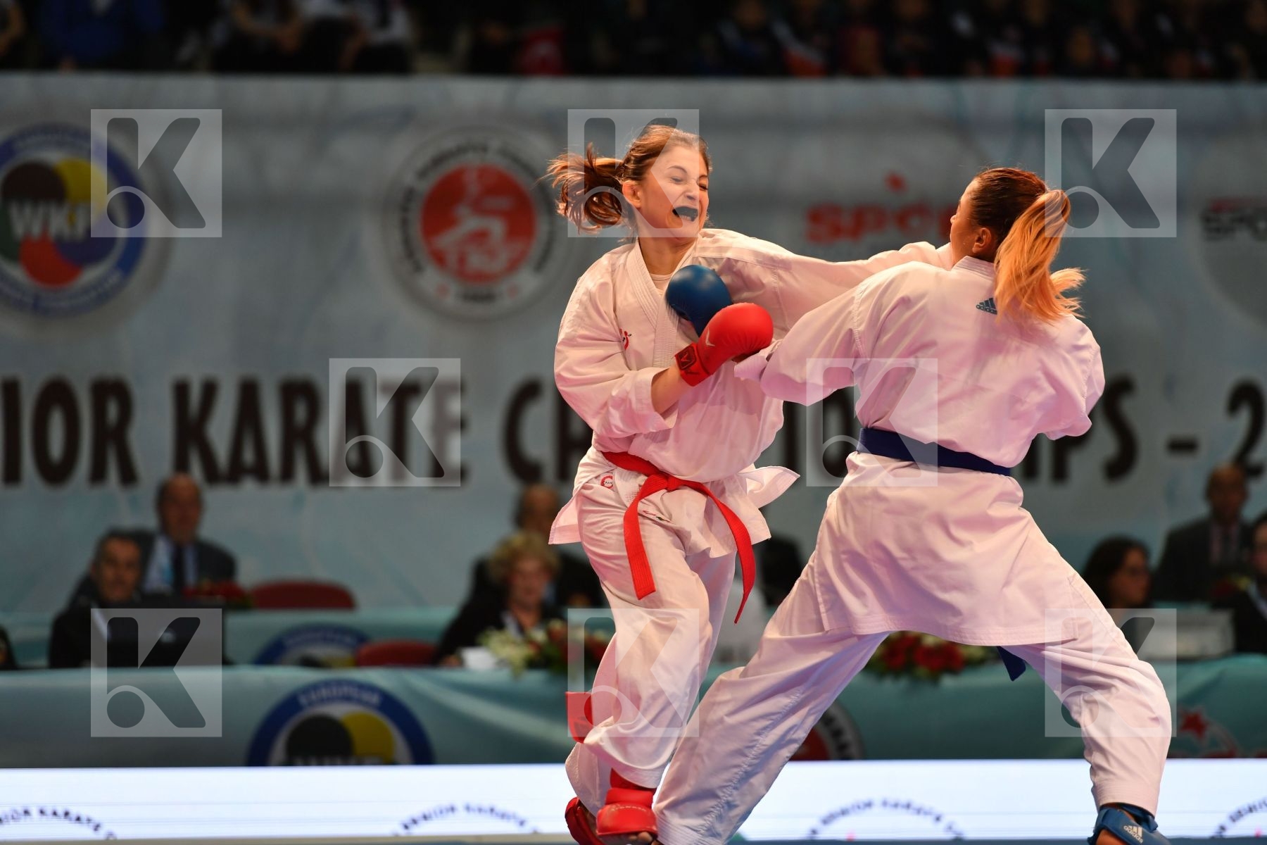 Female kumite -55 kg France Fyr of macedonia Georgieva Jovana Th