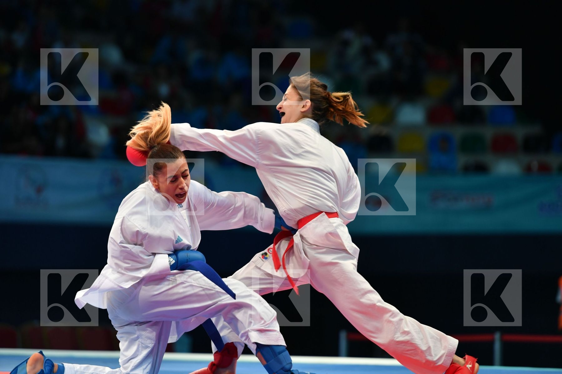Female kumite -55 kg France Fyr of macedonia Georgieva Jovana Th