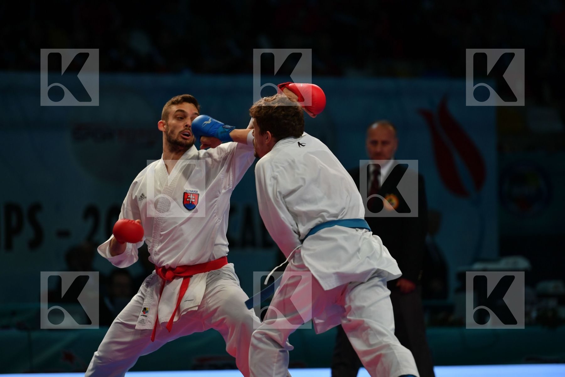 Harspataki Gabor Hungary Lieskovsky Matus Male kumite -75 kg Slo