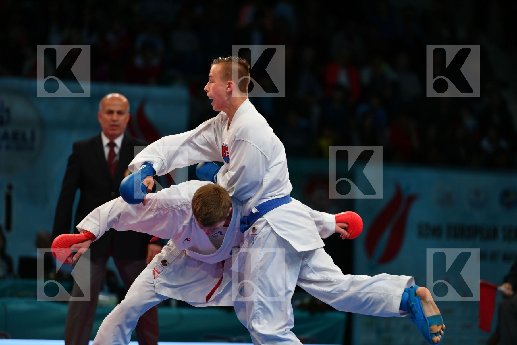Filipovych Oleg Imrich Dominik Male kumite -60 kg Slovakia Ukrai
