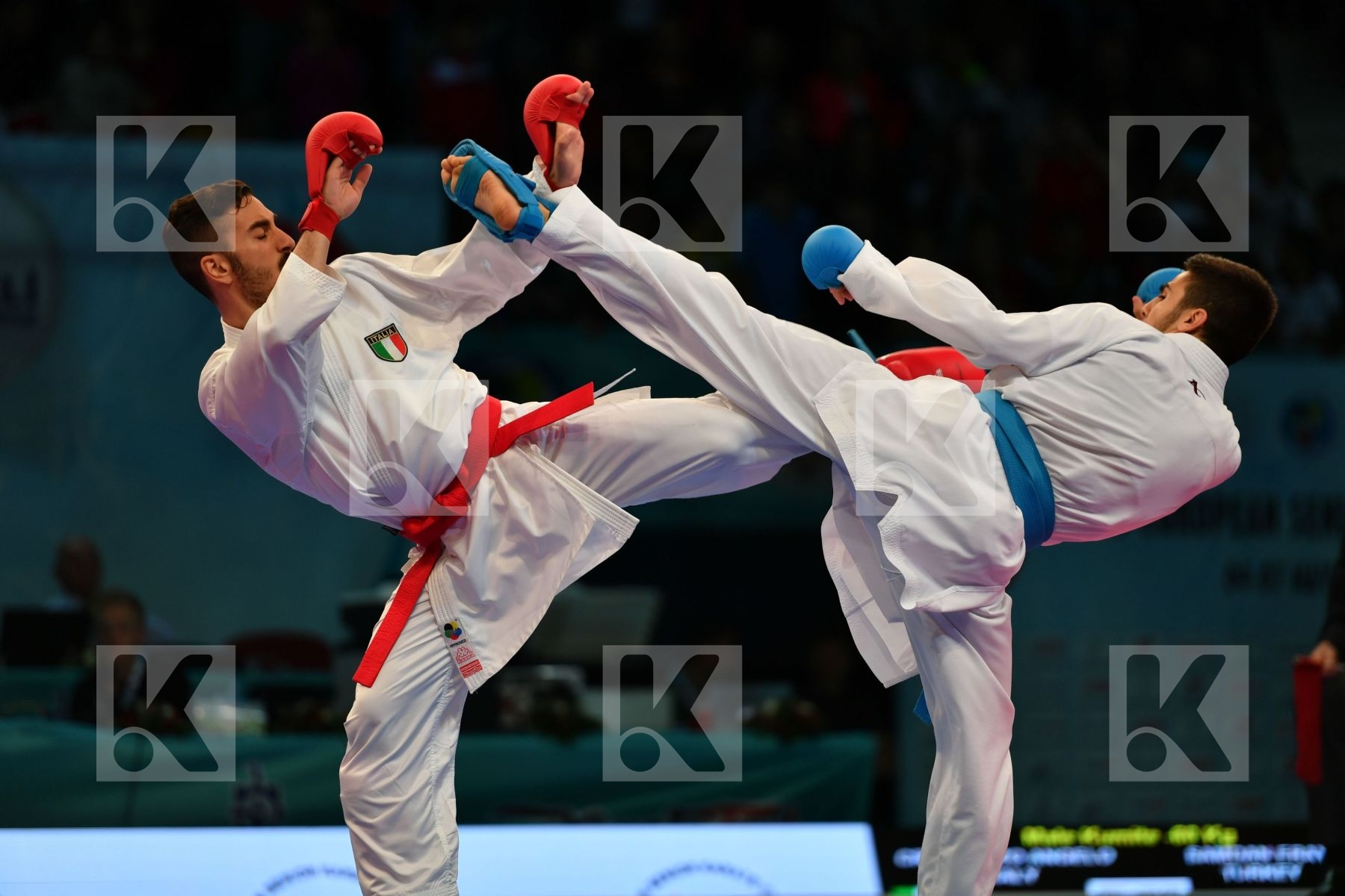 Crescenzo Angelo Italy Male kumite -60 kg Samdan Eray Turkey