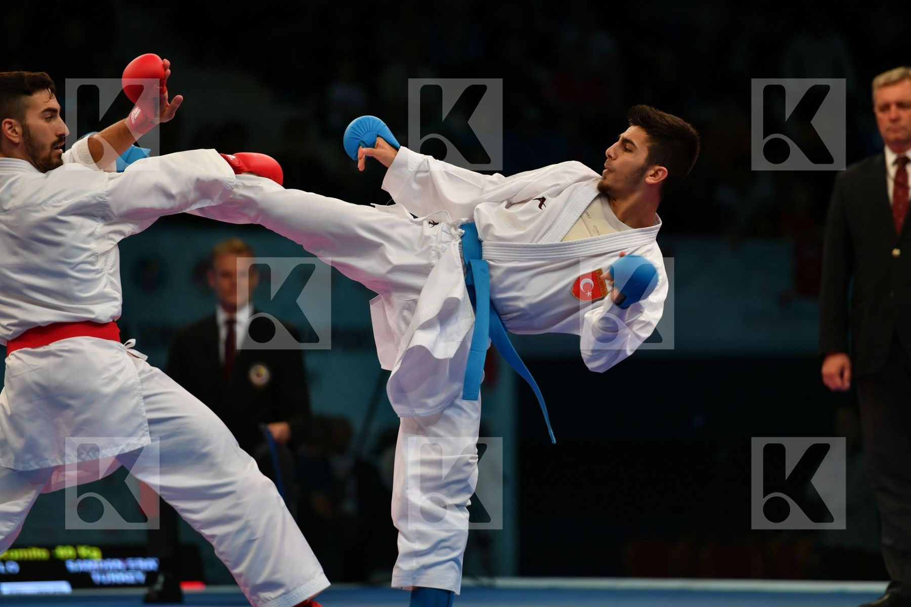 Crescenzo Angelo Italy Male kumite -60 kg Samdan Eray Turkey