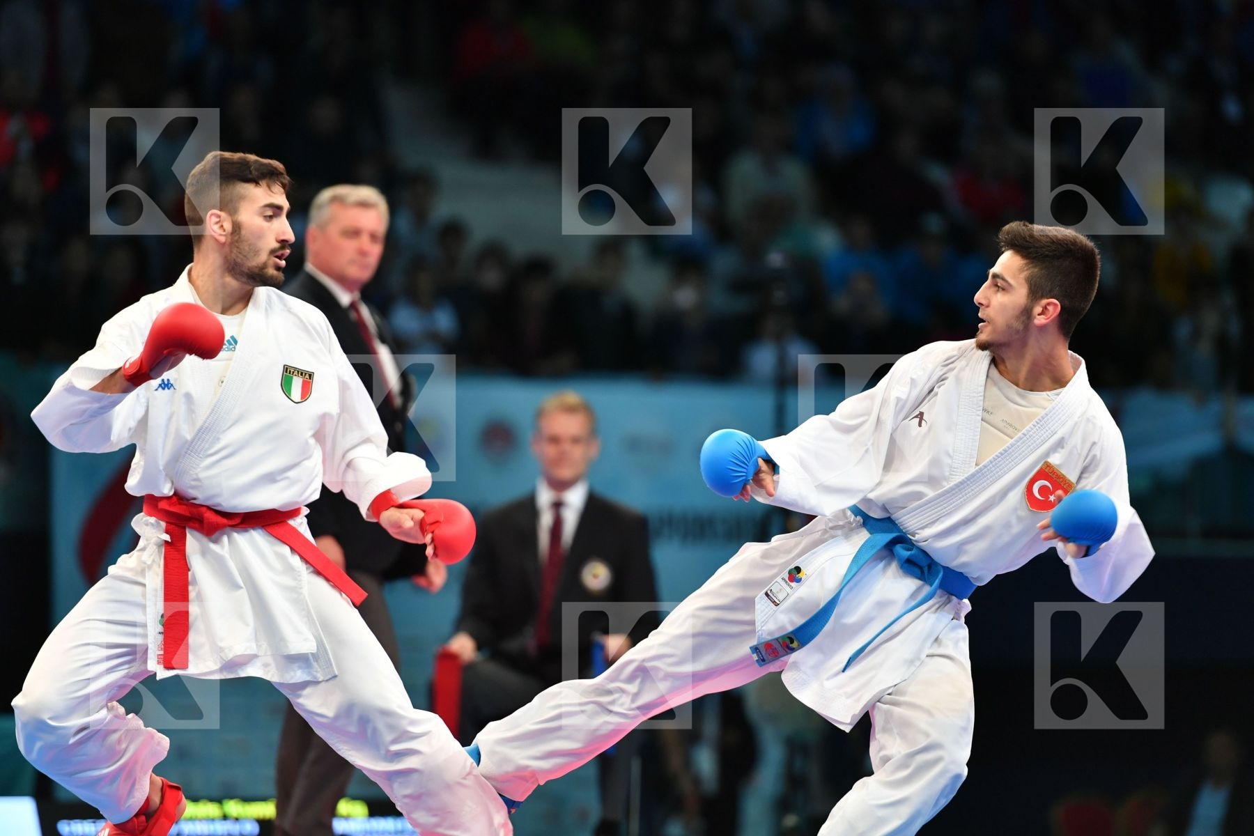 Crescenzo Angelo Italy Male kumite -60 kg Samdan Eray Turkey