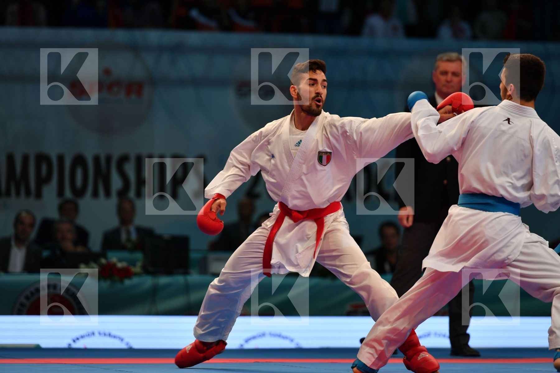 Crescenzo Angelo Italy Male kumite -60 kg Samdan Eray Turkey