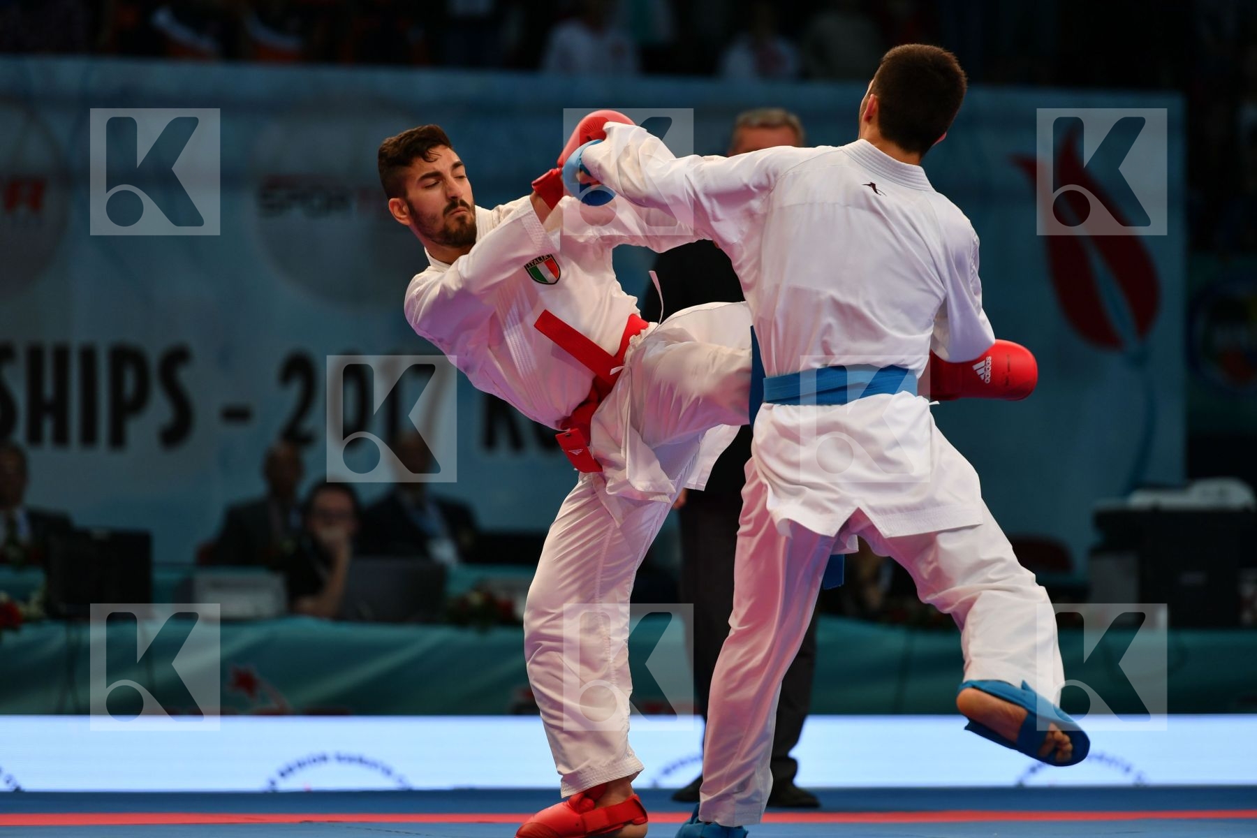 Crescenzo Angelo Italy Male kumite -60 kg Samdan Eray Turkey