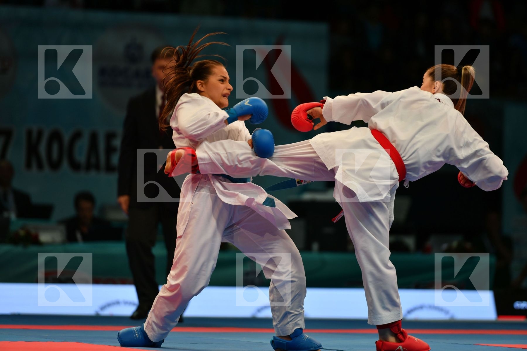 Female kumite -50 kg Fyr of macedonia Ozcelik Serap Radichevska
