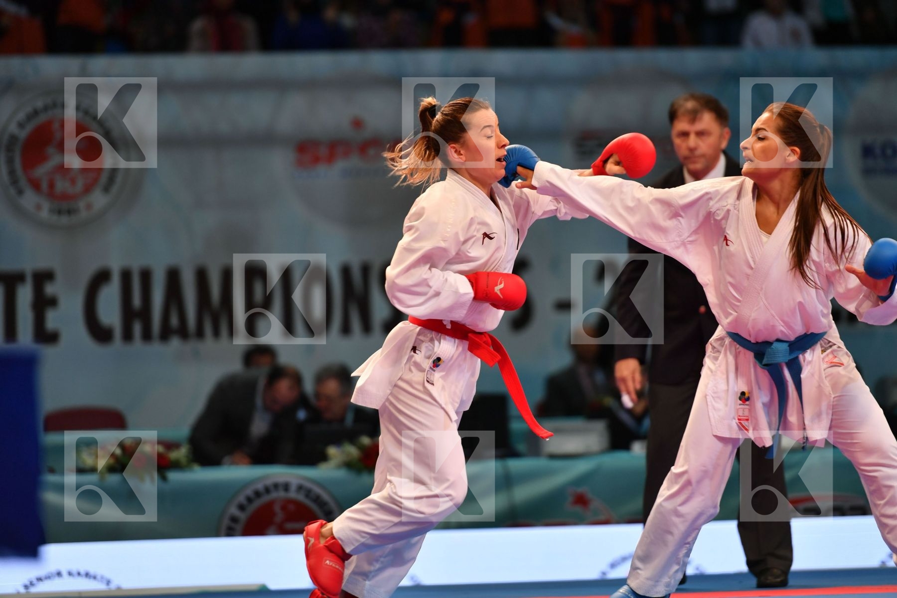 Female kumite -50 kg Fyr of macedonia Ozcelik Serap Radichevska