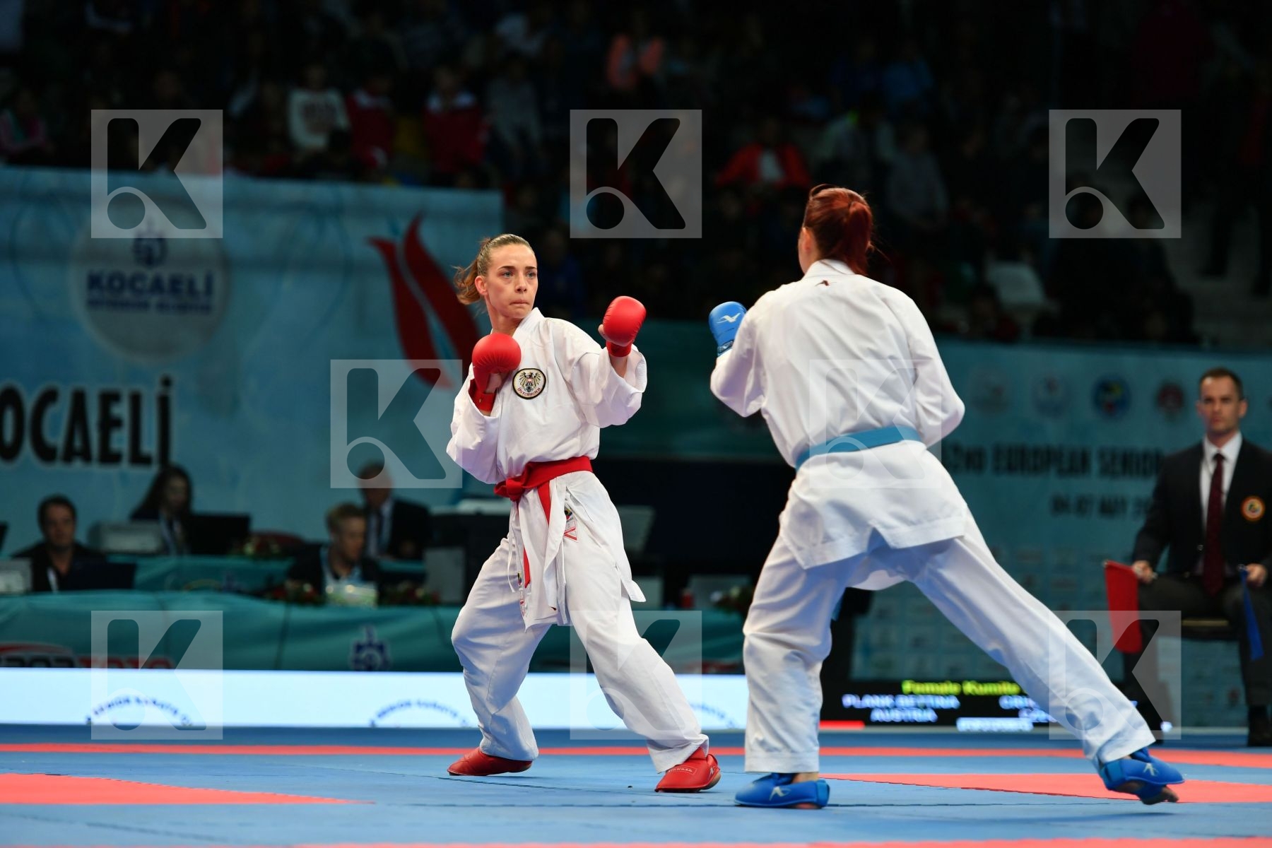 Austria Crhonkova Adriana Czech republic Female kumite -50 kg Pl
