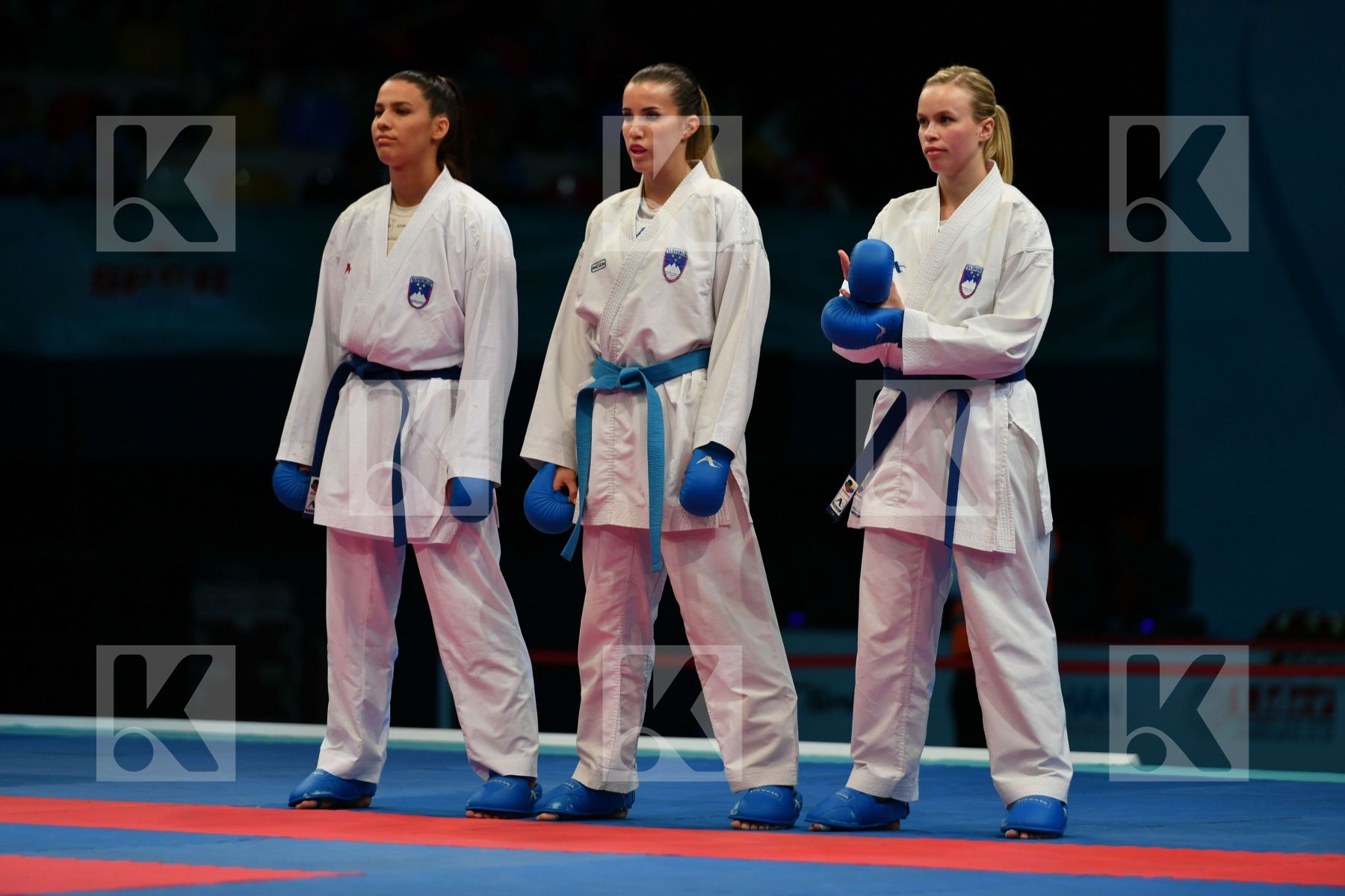Female team kumite France France France Slovenia Slovenija Slove