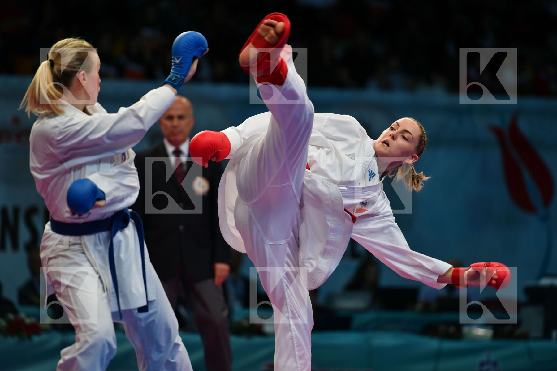 Female team kumite France France France Slovenia Slovenija Slove