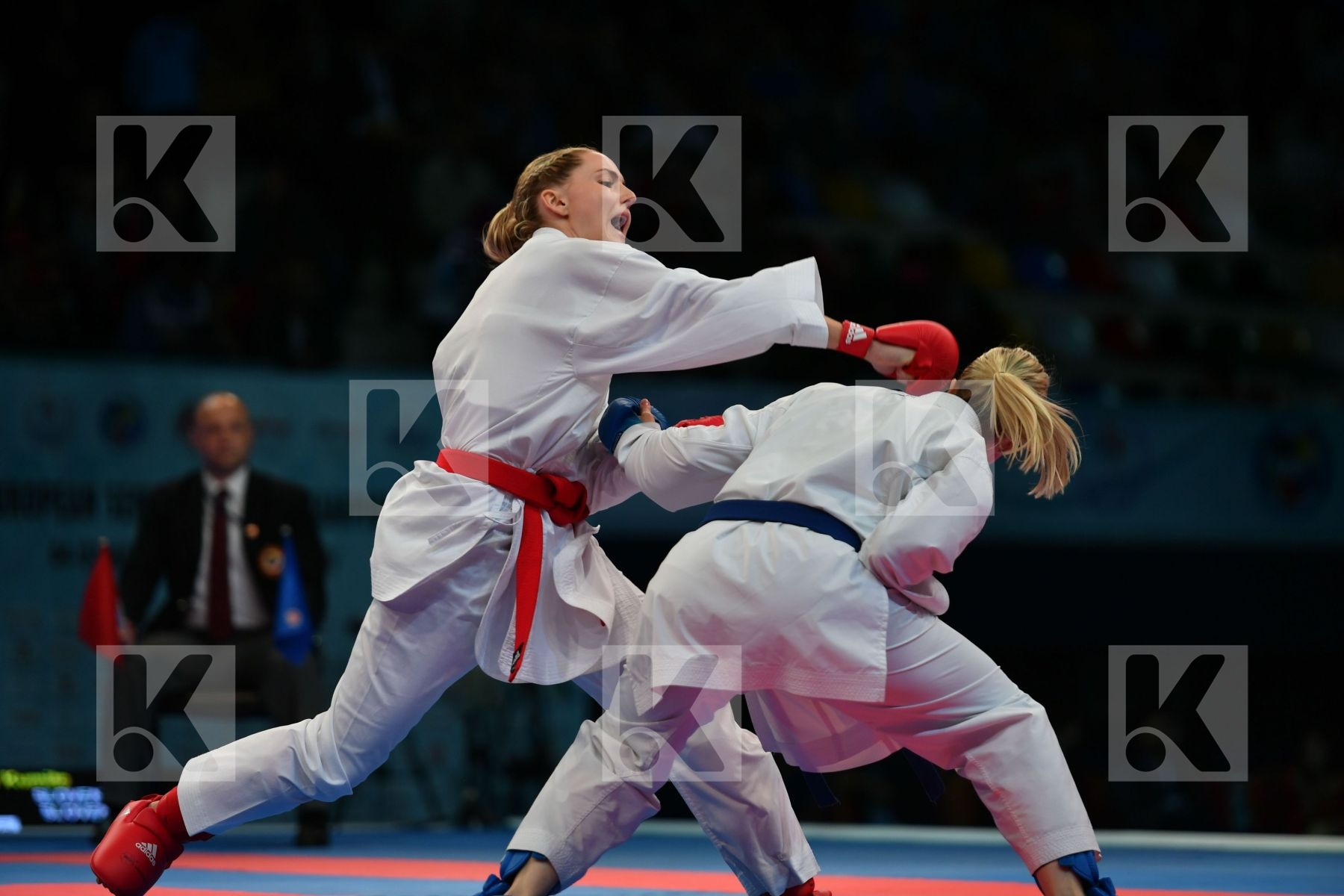 Female team kumite France France France Slovenia Slovenija Slove
