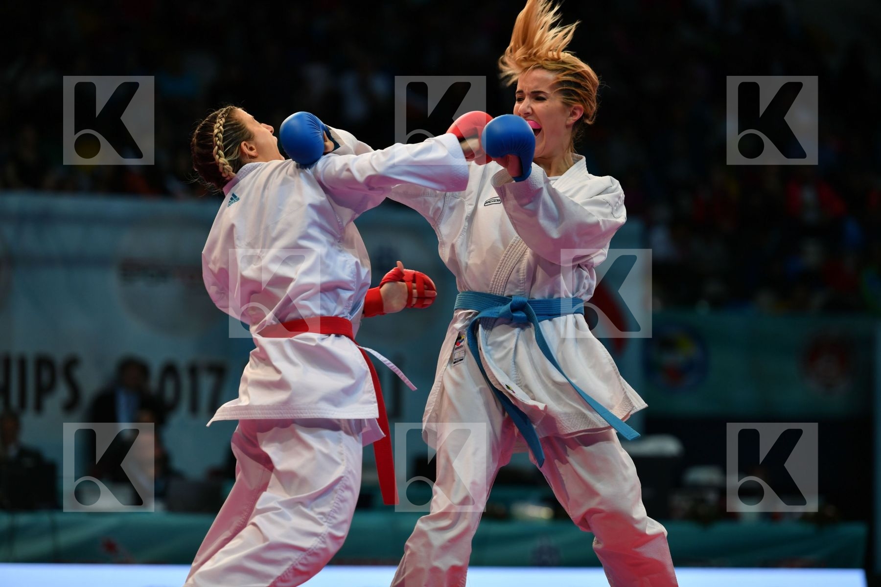 Female team kumite France France France Slovenia Slovenija Slove
