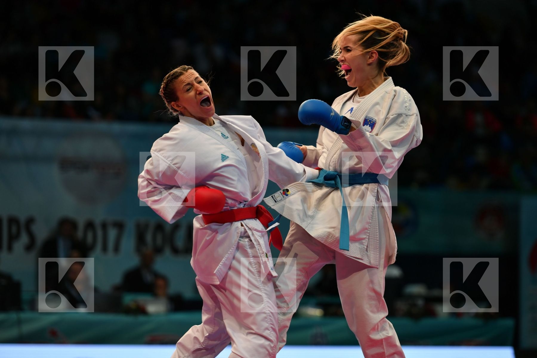 Female team kumite France France France Slovenia Slovenija Slove