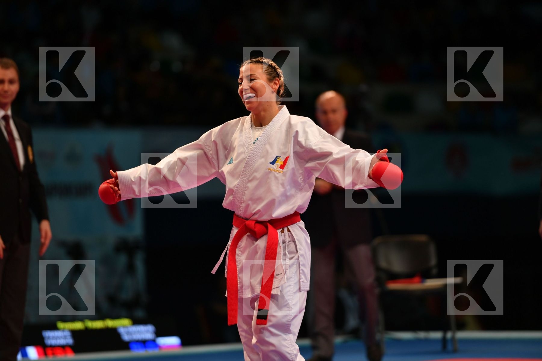 Female team kumite France France France Slovenia Slovenija Slove