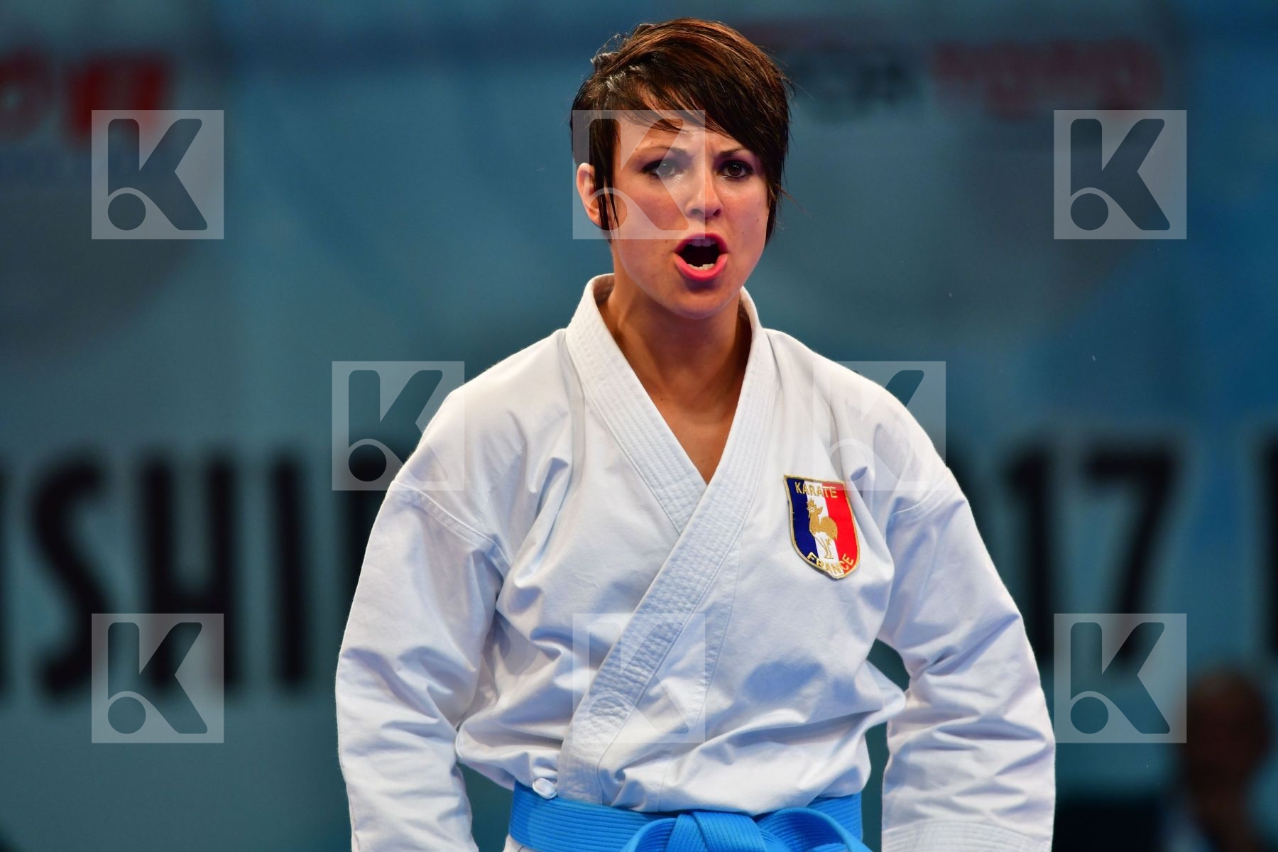Female kata France Scordo Sandy Unsu