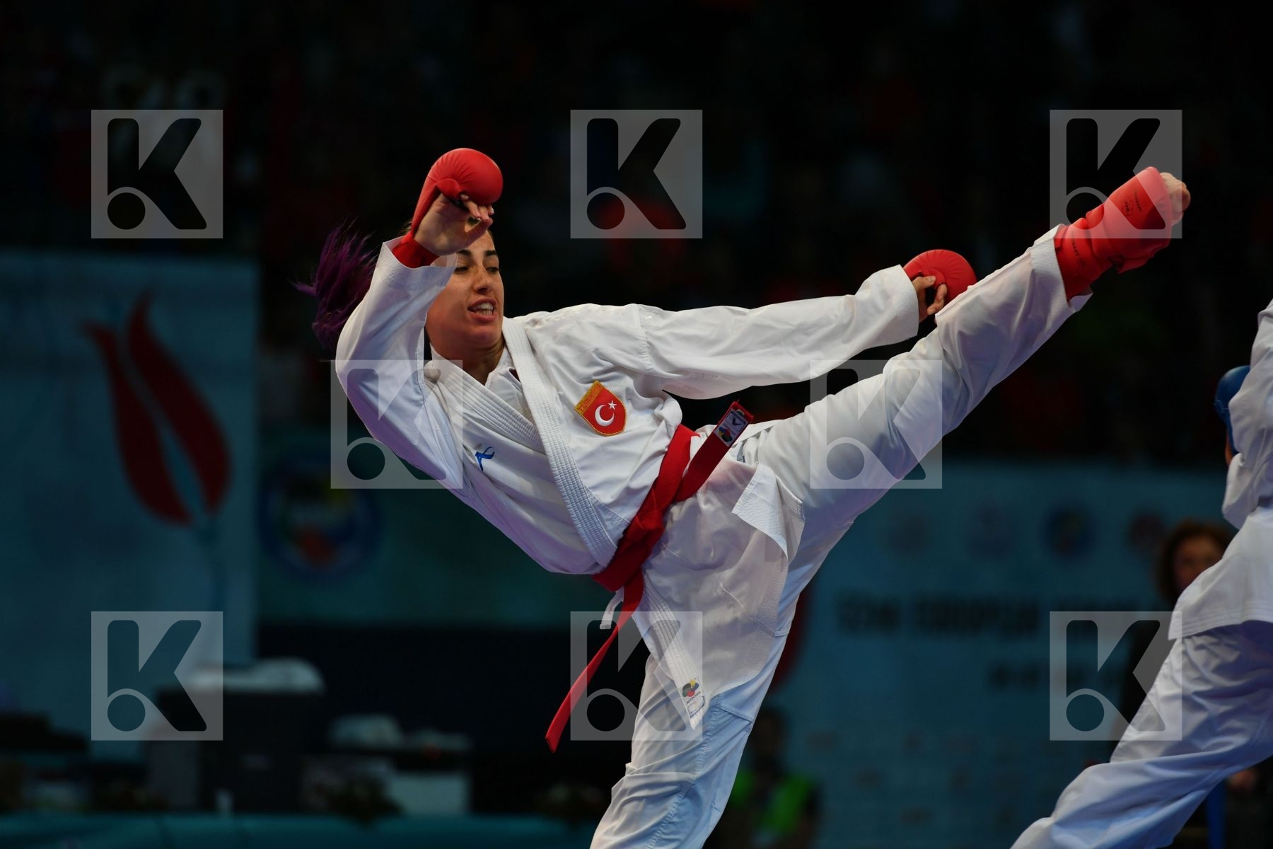 Female kumite 68+ kg Florentin Anne laure France Hocaoglu Meltem