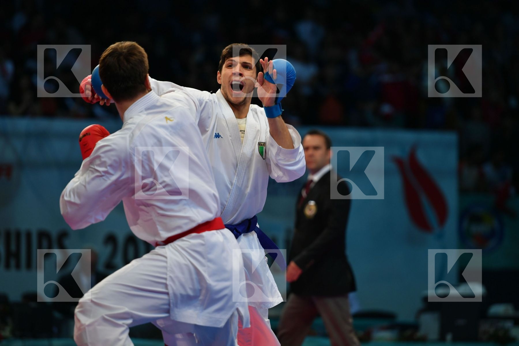Erkan Enes Italy Male kumite 84+ kg Marino Simone Turkey